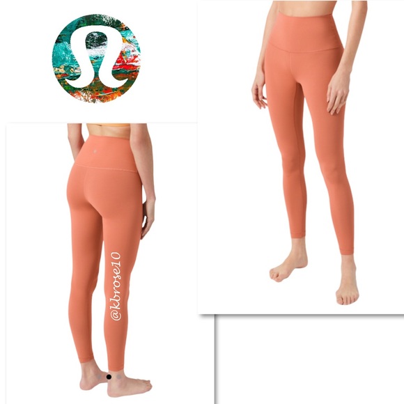 lululemon athletica Pants - SALE🌷NWT lululemon Wunder Under HR Tight 28" *FLux in Rustic Coral Size 10